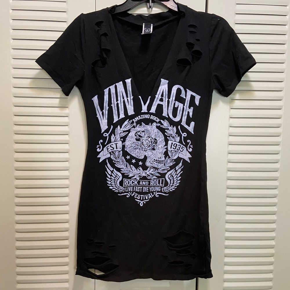 Mini t-shirt dress
